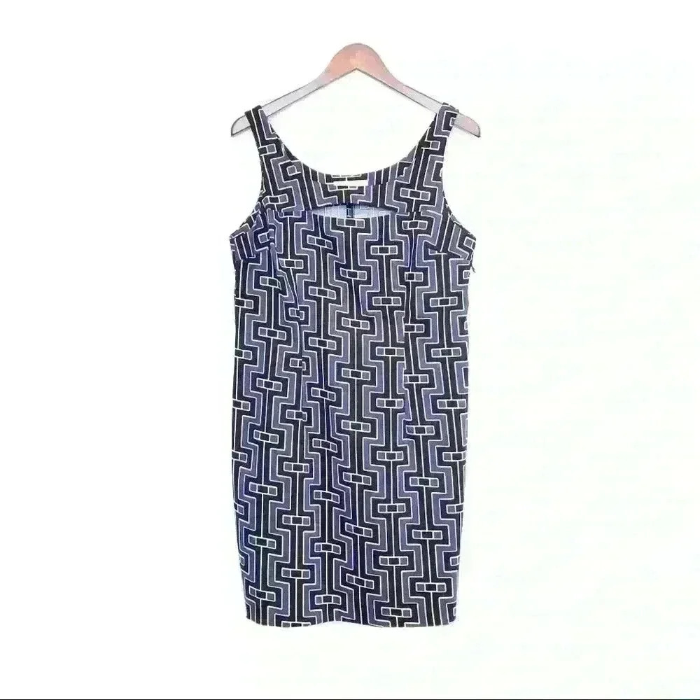 🌈 6/$60, Michael Kors, Mini Dress, Prpl/Blk/Crm, 10